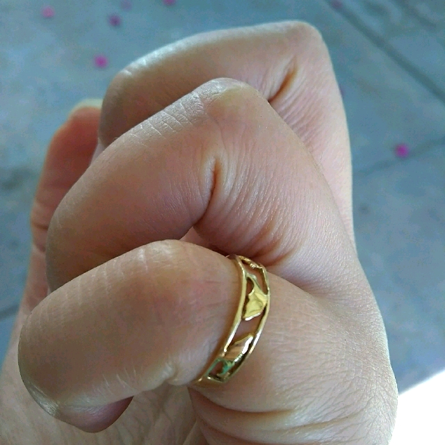 Dolphin 10k Yellow Gold Toe Ring